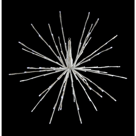 Celebrations Celebrations Platinum LED Cool White Radiant Blast 24 in. Hanging Decor LED-24RB-WCWA